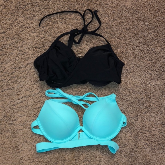Black Only Victoria Secret Bikini Top - Picture 1 of 1